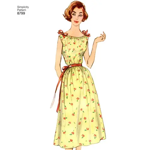 Simplicity Vintage Nightwear S8799 1