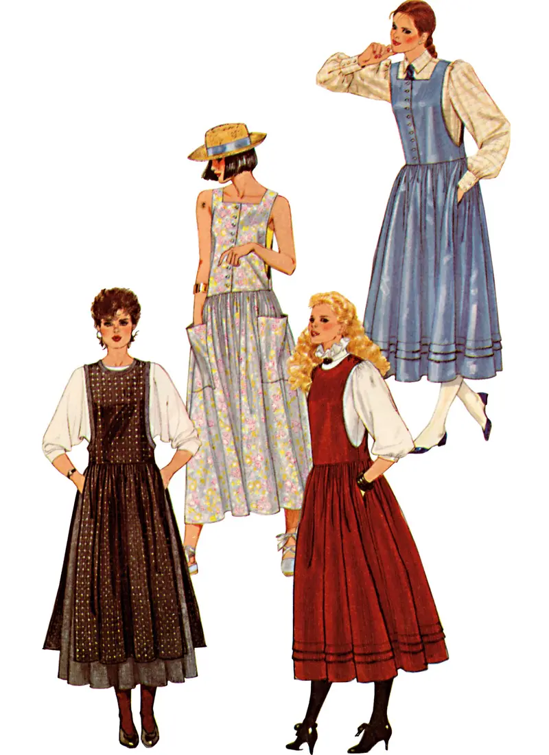 Simplicity Vintage Pinafores S3048 1