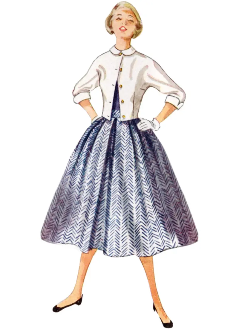 Simplicity Vintage Skirt & Jacket S9882 1