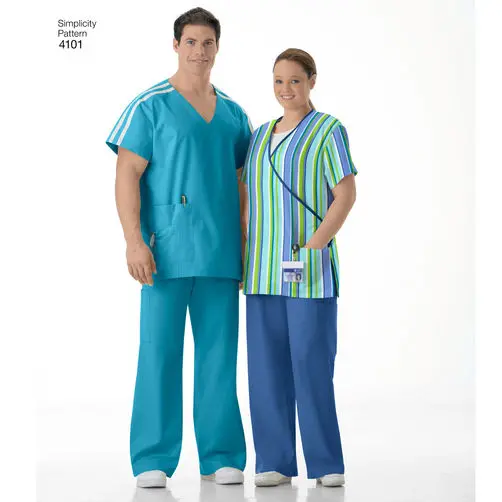 Simplicity Women's And Men's Scrubs S4101 1