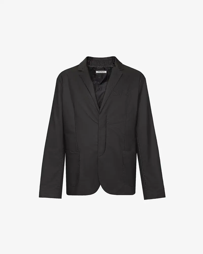 Single-Breasted Dolmias Jacket Black Pr417100 1