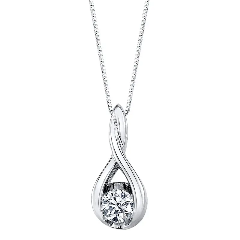 Sirena® Eternal Twist Diamond Pendant 1