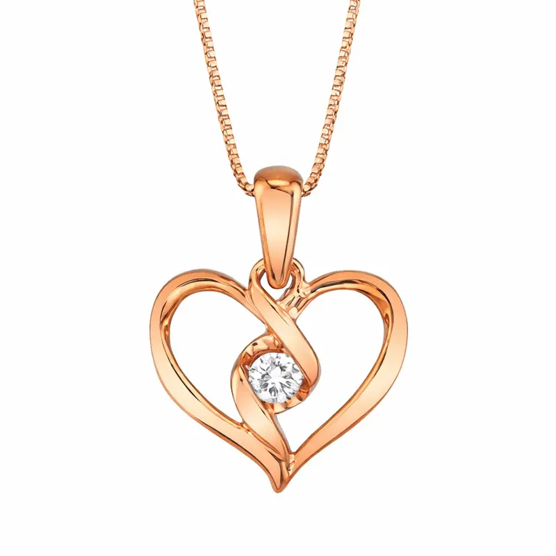 Sirena® Heartbeat Diamond Pendant 1