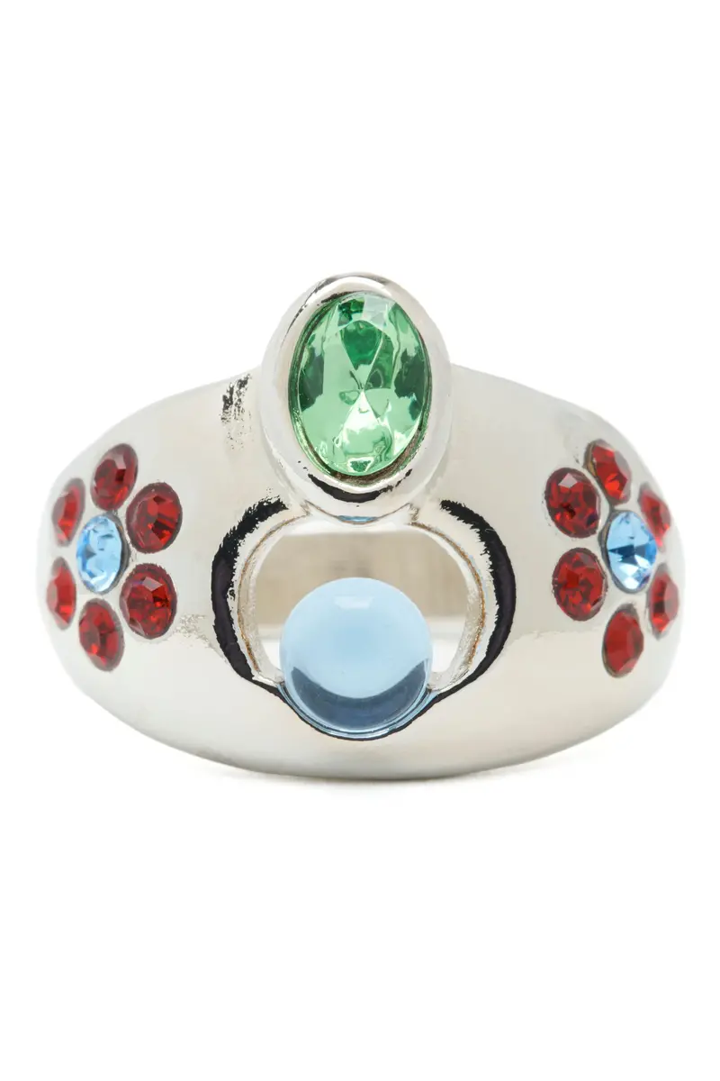 Sky Ruby Cosmic Daisy Ring 1