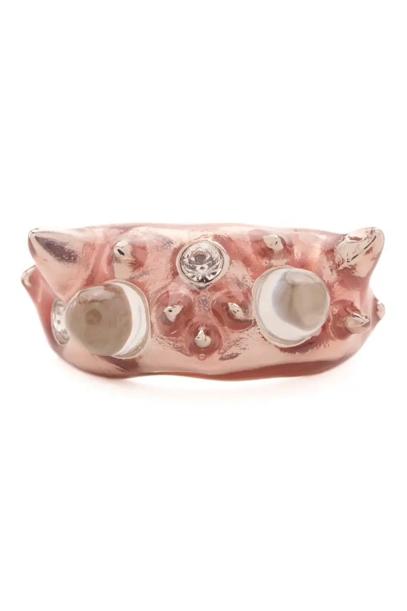 Soft Pink Demi Alien Ring 1