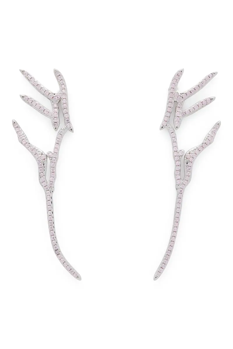 Soft Pink Wing Earrings 1