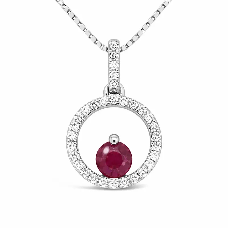 Solar Flare Ruby Nimbus Pendant 1