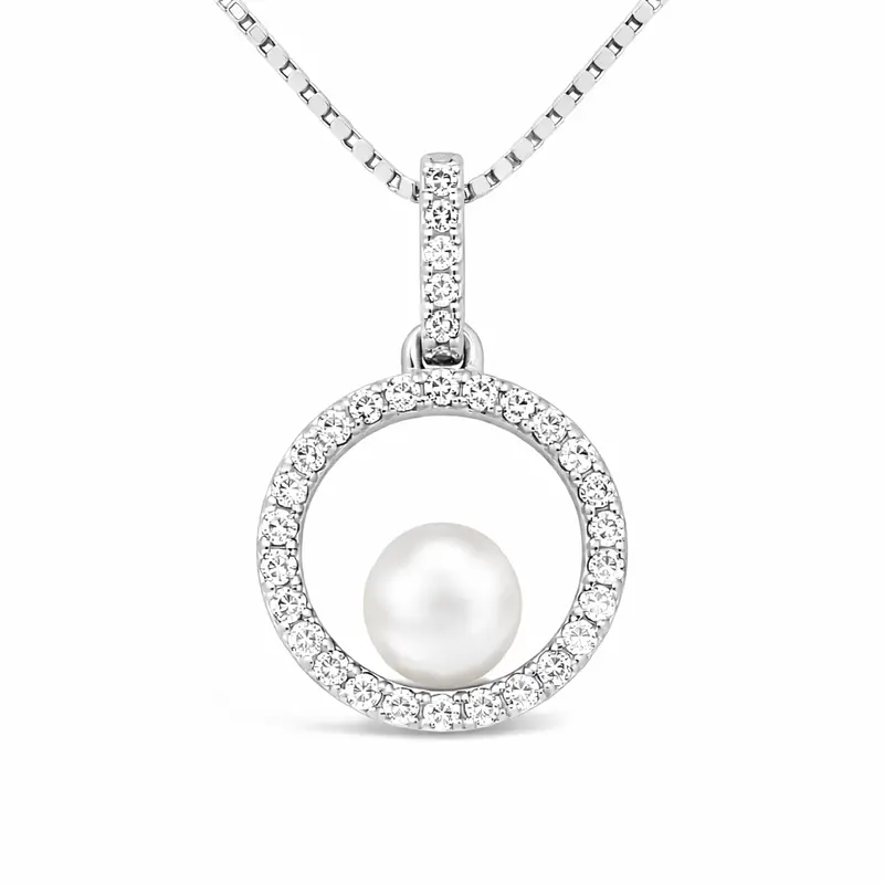 Starlit Pearl Nimbus Pendant 1