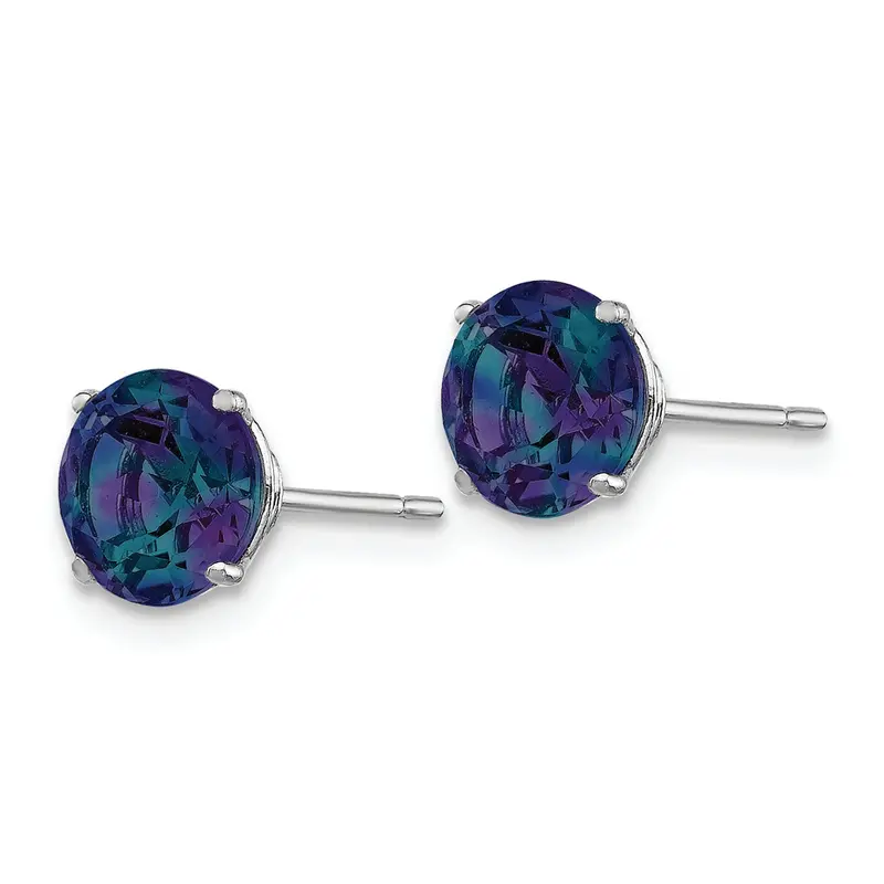 Starlit Veil Alexandrite 6Mm Studs 1