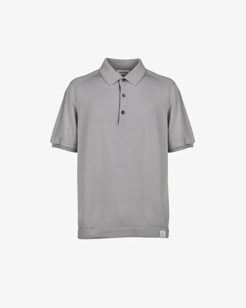 Steel Knitted Polo Shirt 1