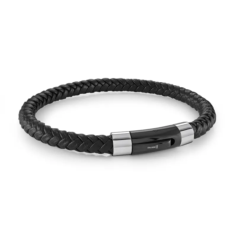 Steelbound Leather Bracelet 1