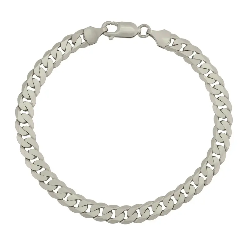 Sterling Horizon Curb Bracelet 1