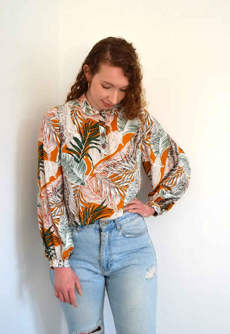 Stitched In Wonderland Everyday Blouse - Printed Copy Shop D Cup (+£7.00) 1