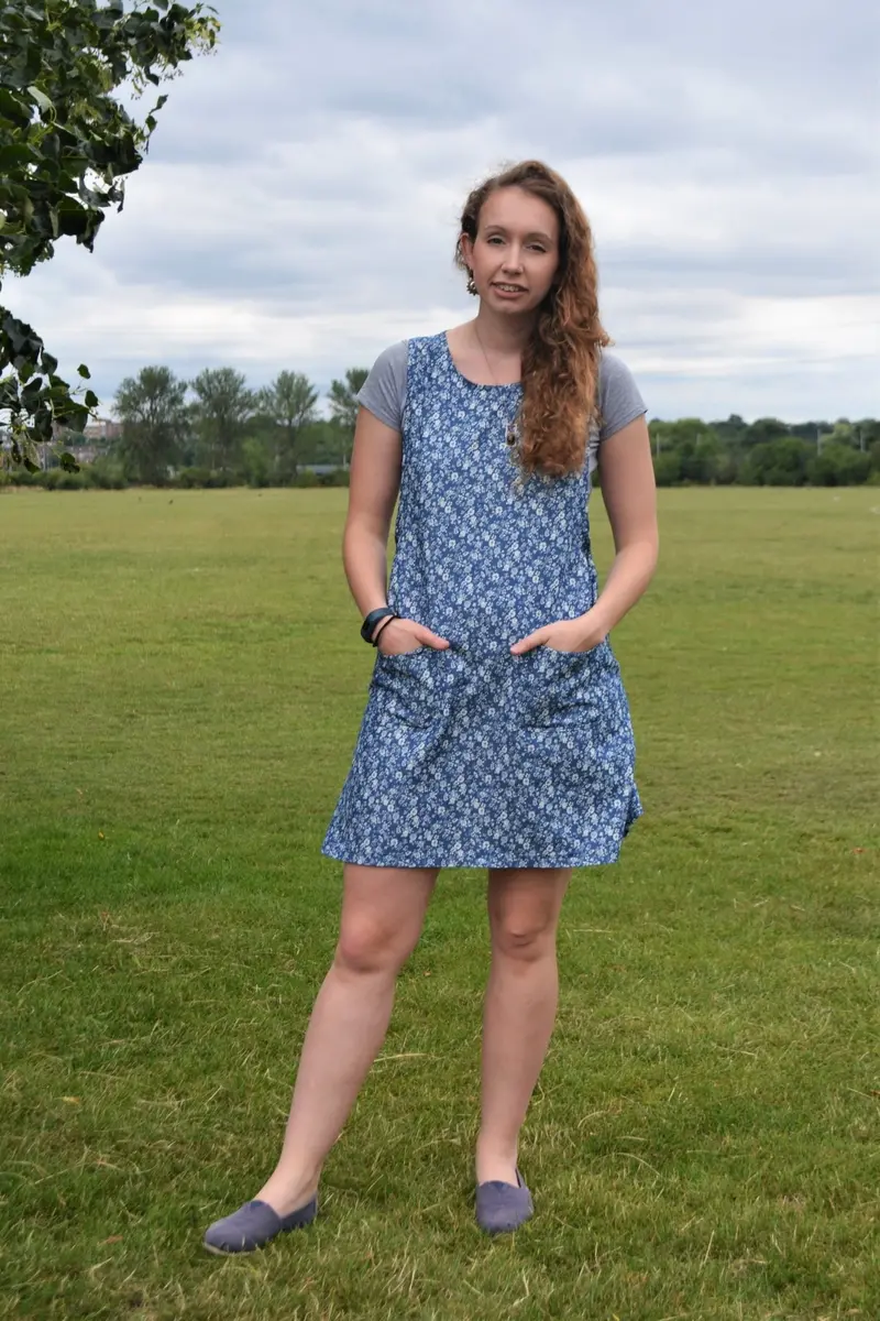 Stitched In Wonderland Everyday Pinafore - Printed Copy Shop (+£5.00) 1