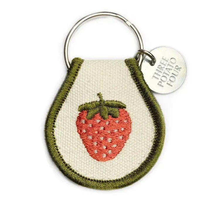 Strawberry Patch Keychain 1