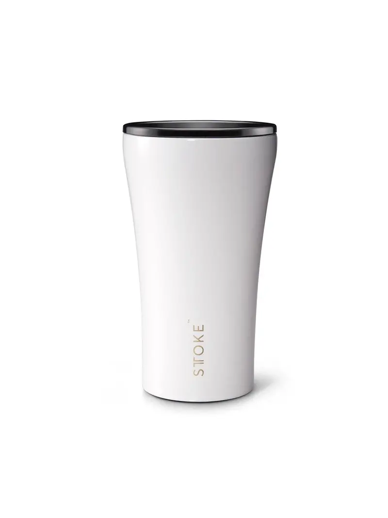 Sttoke Classic Insulated Ceramic Cup 12Oz Angel White 1