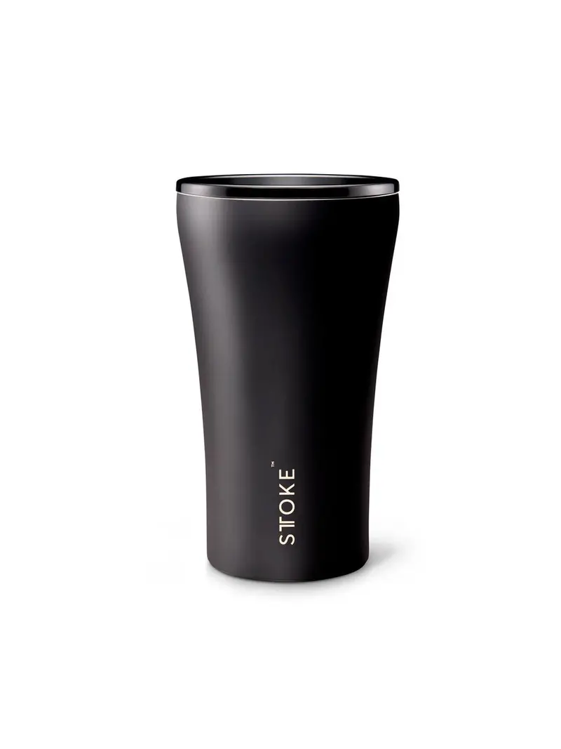 Sttoke Classic Insulated Ceramic Cup 12Oz Luxe Black 1