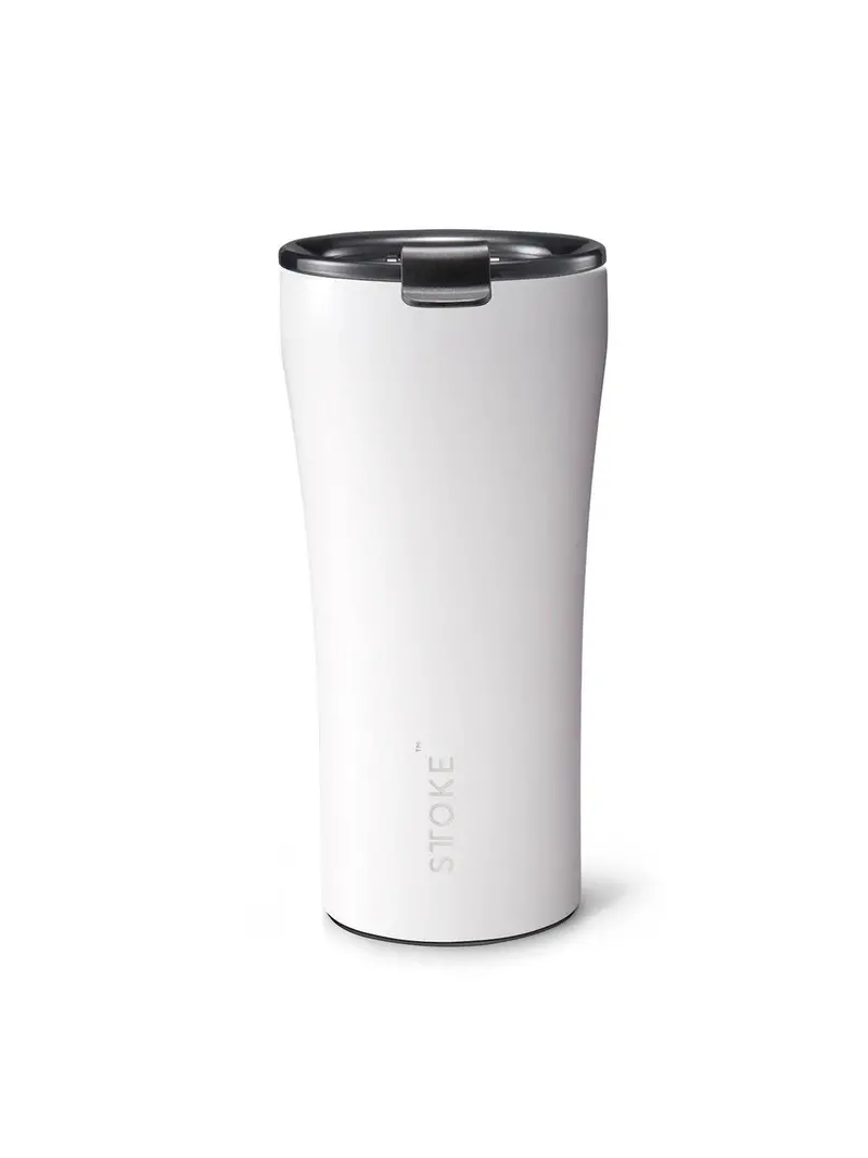 Sttoke Classic Leakproof Insulated Ceramic Cup 16Oz Angel White 1