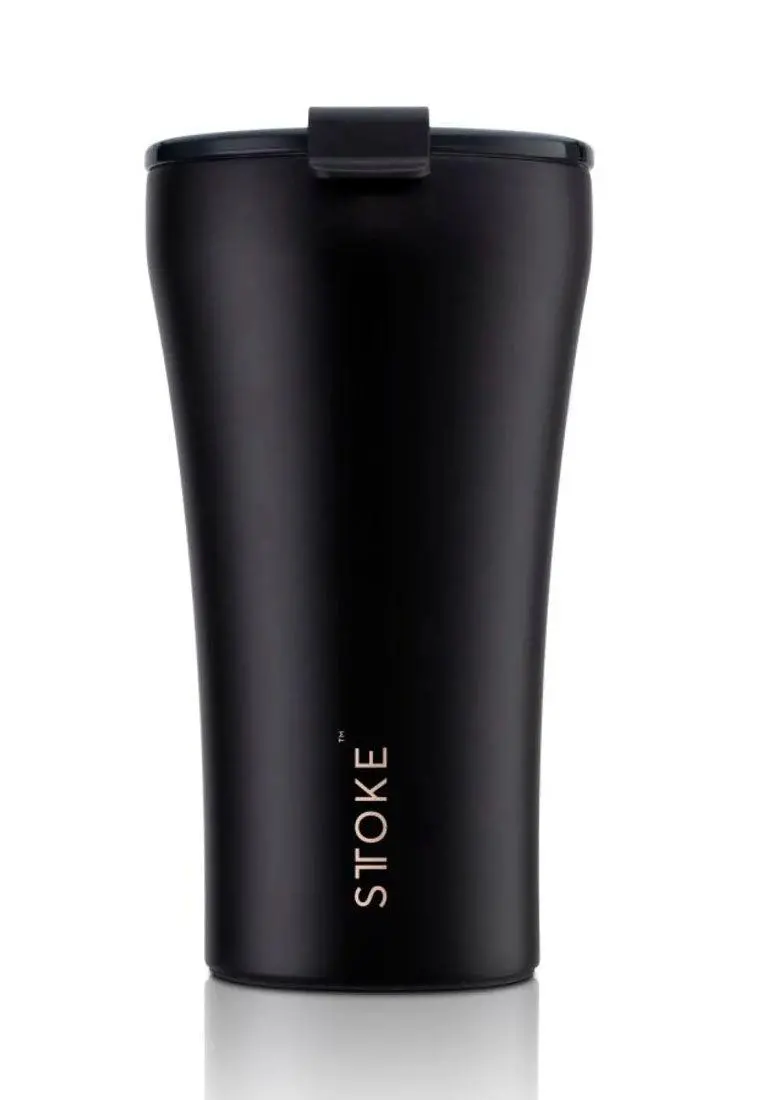 Sttoke Leakproof Insulated Ceramic Cup 12Oz Midnight Black 1