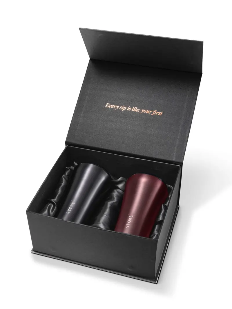 Sttoke Limited Edition Insulated Ceramic Cup 12Oz Gift Box 1