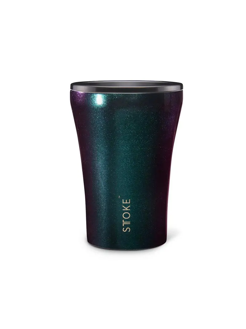 Sttoke Limited Edition Insulated Ceramic Cup 8Oz Cosmic Green 1
