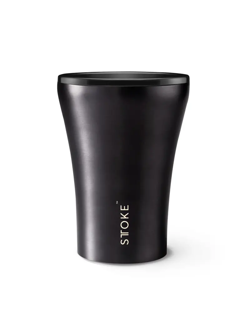 Sttoke Limited Edition Insulated Ceramic Cup 8Oz Gunmetal Grey 1