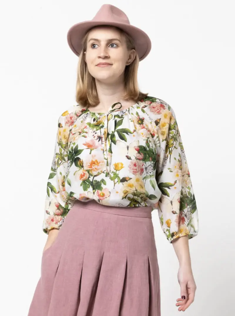 Style Arc Anita Peasant Blouse 1