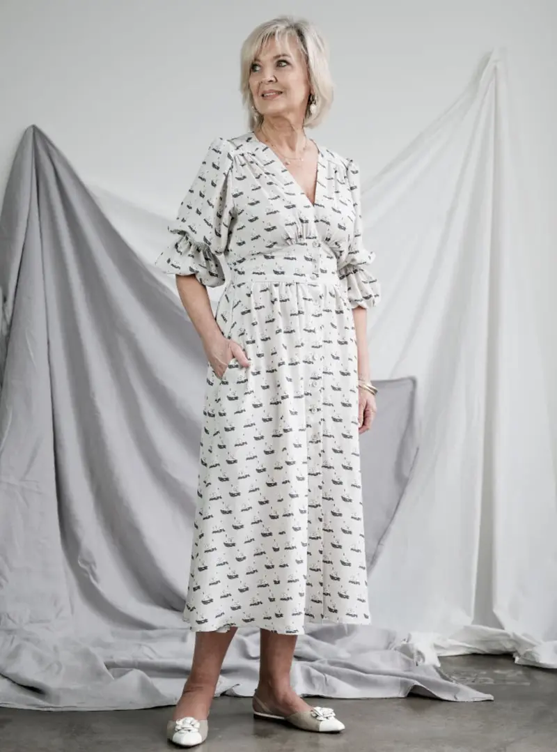Style Arc Belle Woven Dress 1