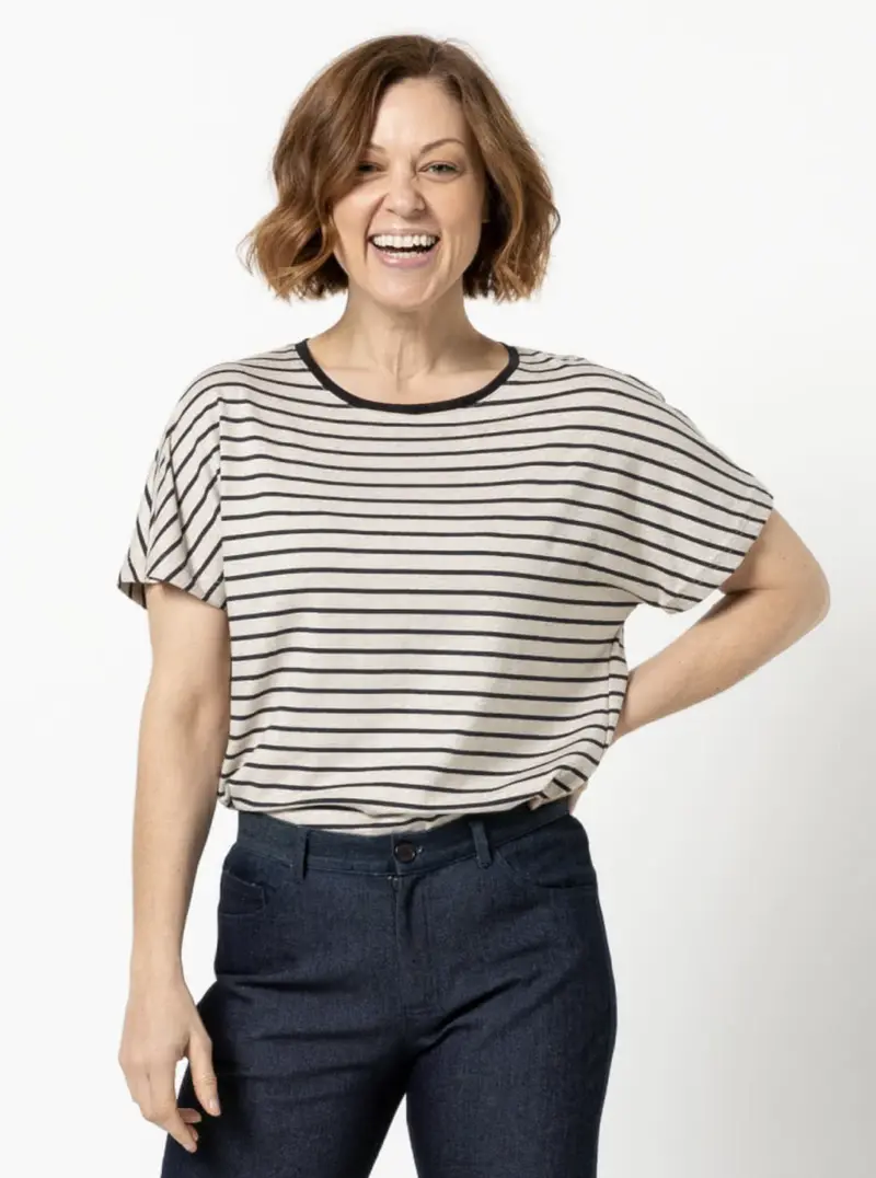 Style Arc Besharl Knit Tee 1