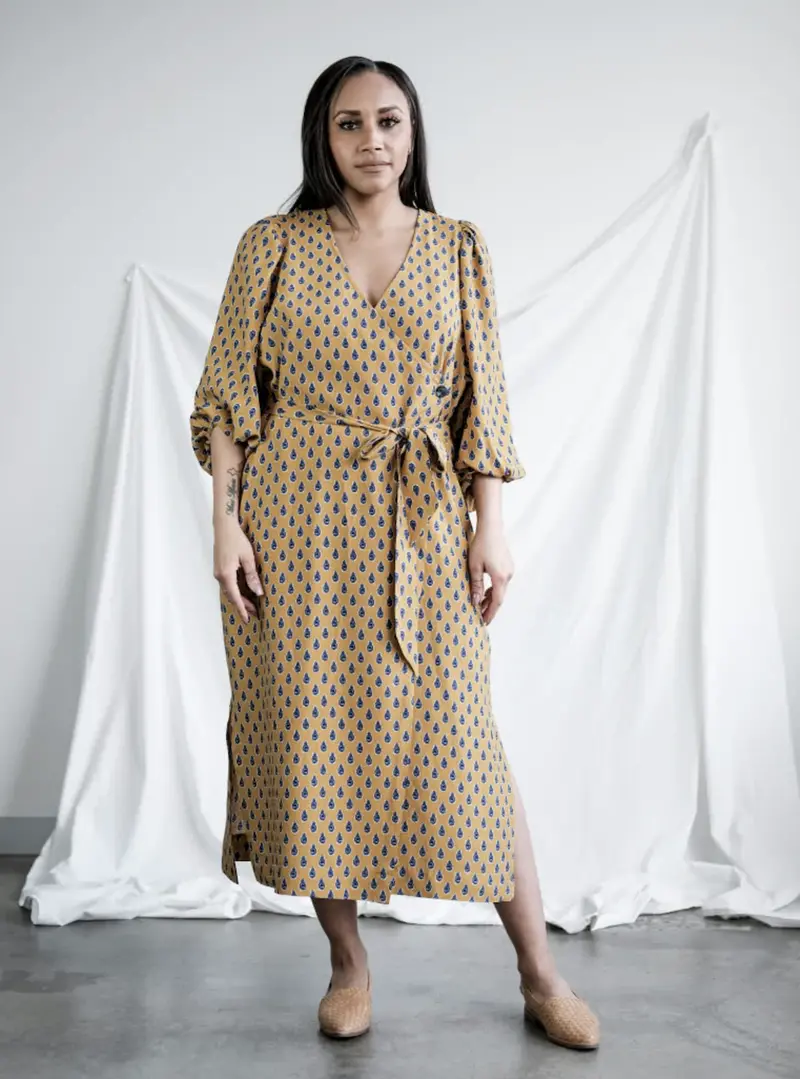 Style Arc Brigid Wrap Dress 1