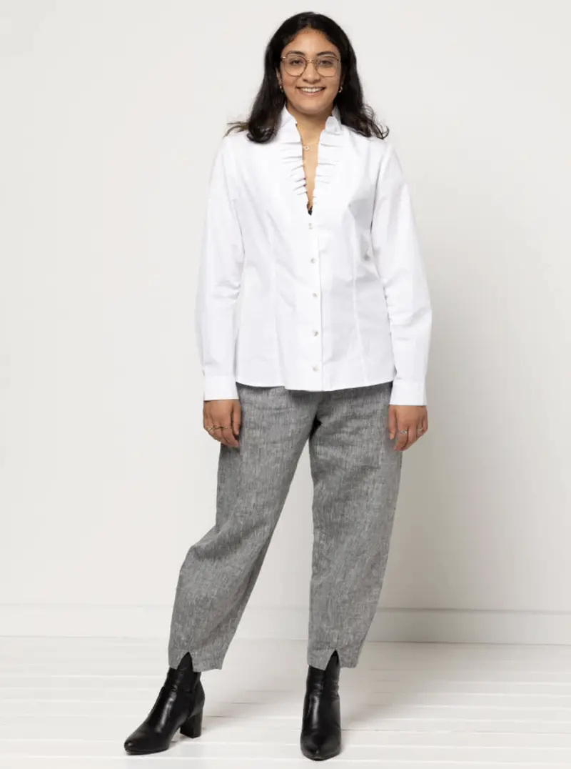 Style Arc Francesca Woven Shirt 1