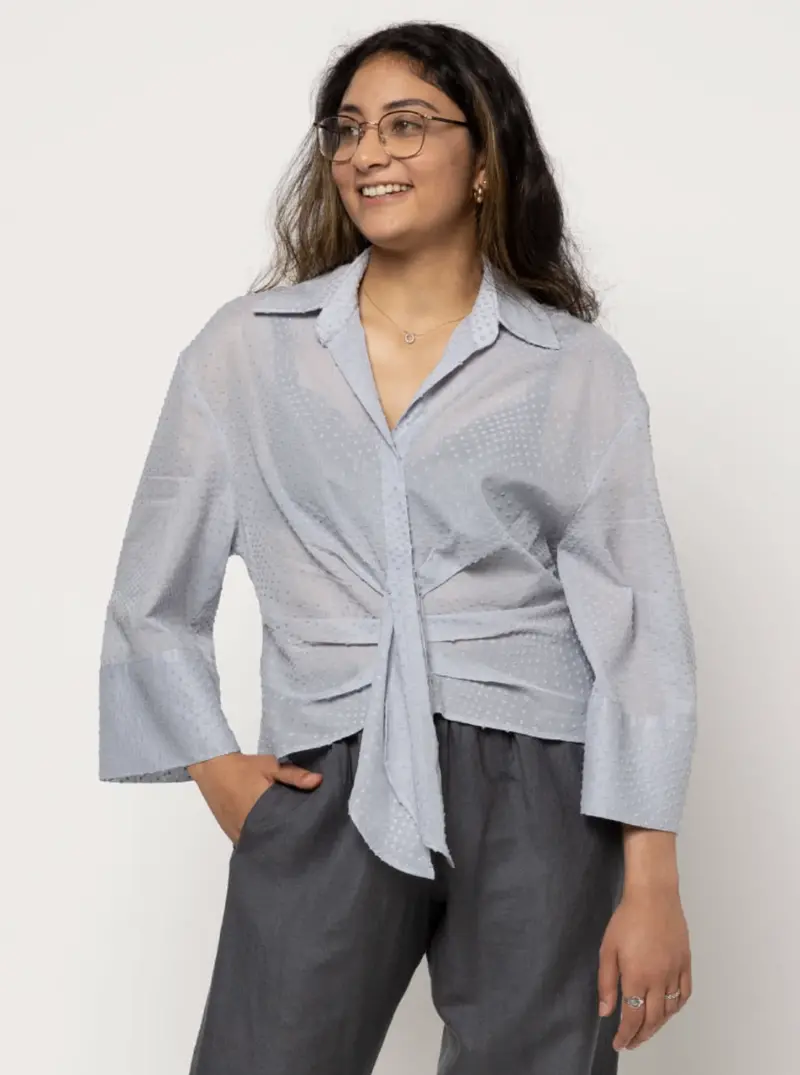Style Arc Nicola Woven Shirt 1