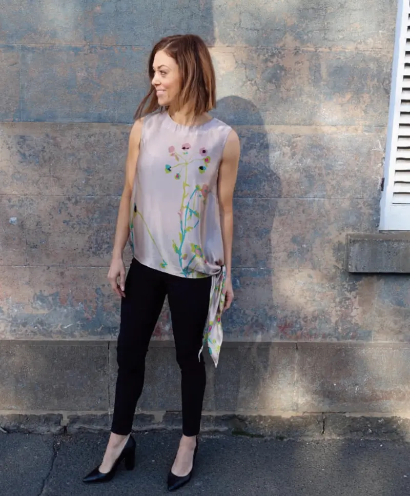 Style Arc Perry Woven Top 1