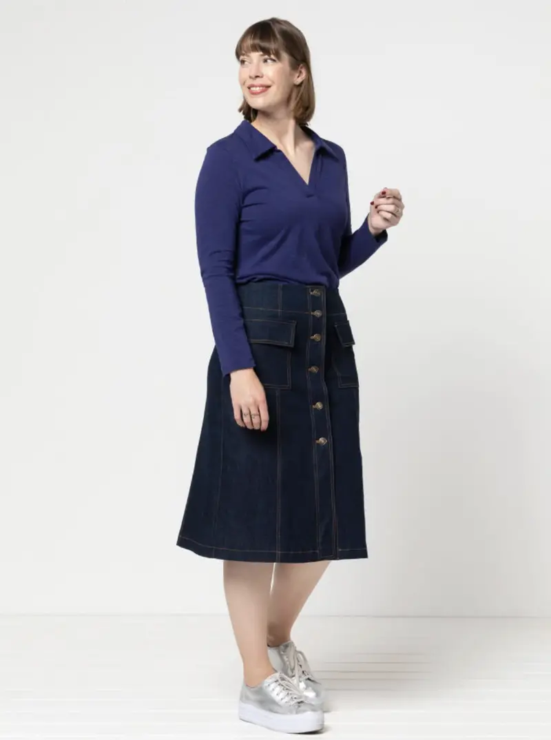 Style Arc Raph Knit Polo Top 1