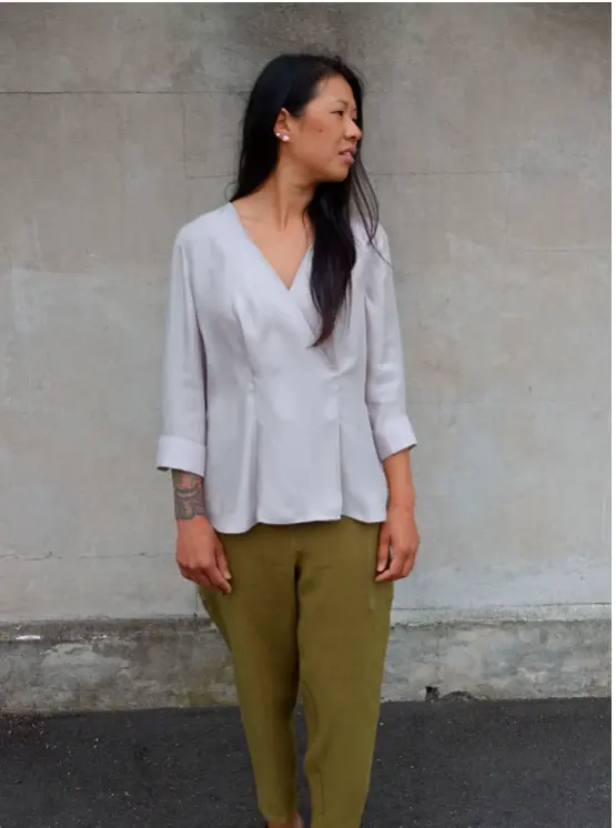 Style Arc Vera Woven Blouse 1