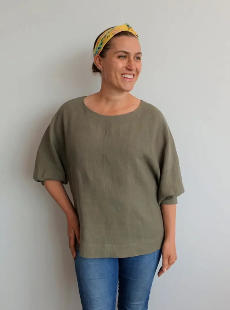 Style Arc Wilma Woven Top 1