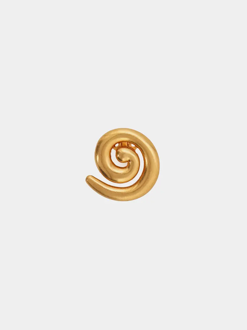Swirl Clip Gold 1