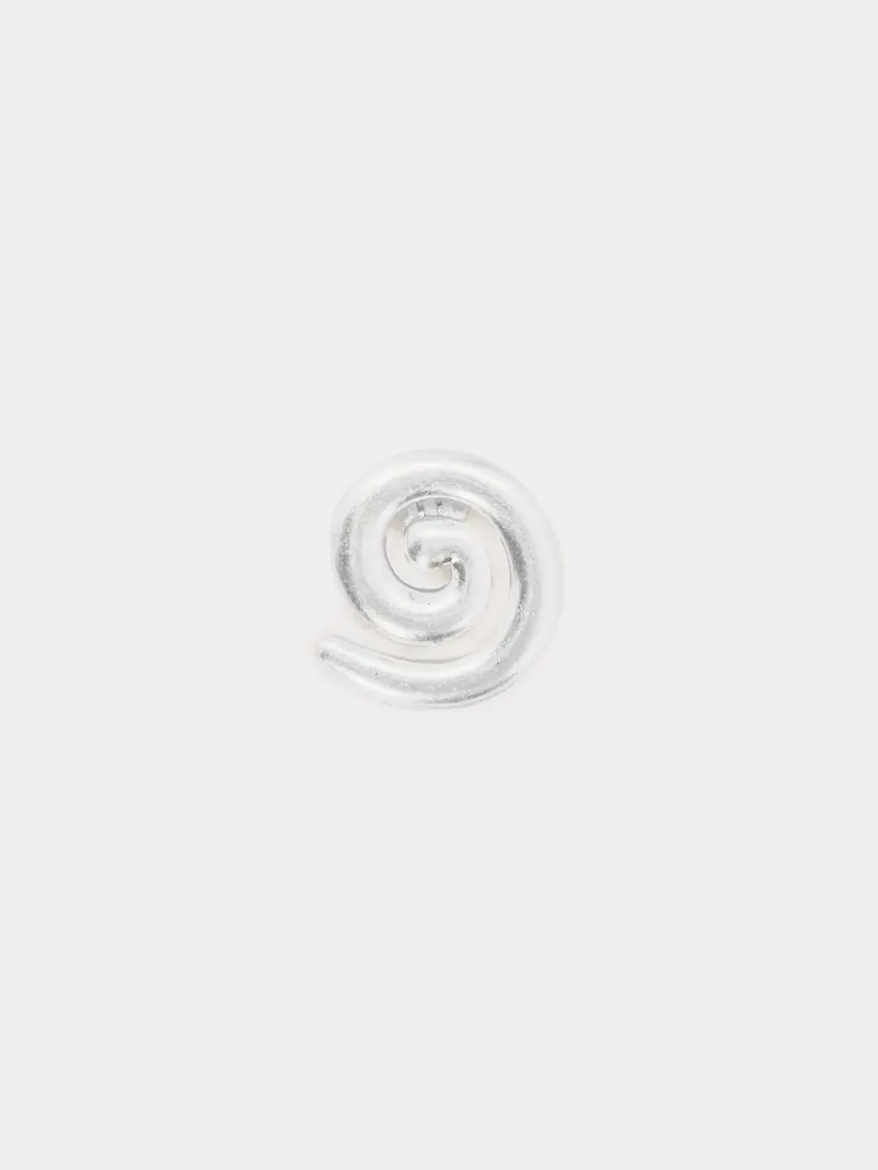 Swirl Clip Silver 1