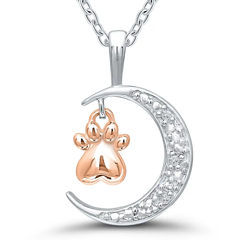 Tali & Tabi® Lunar Love Paw Pendant 1