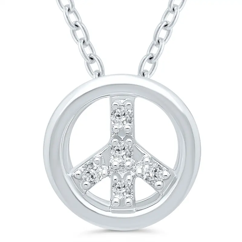 Tali & Tabi Silver Harmony Peace Pendant 1