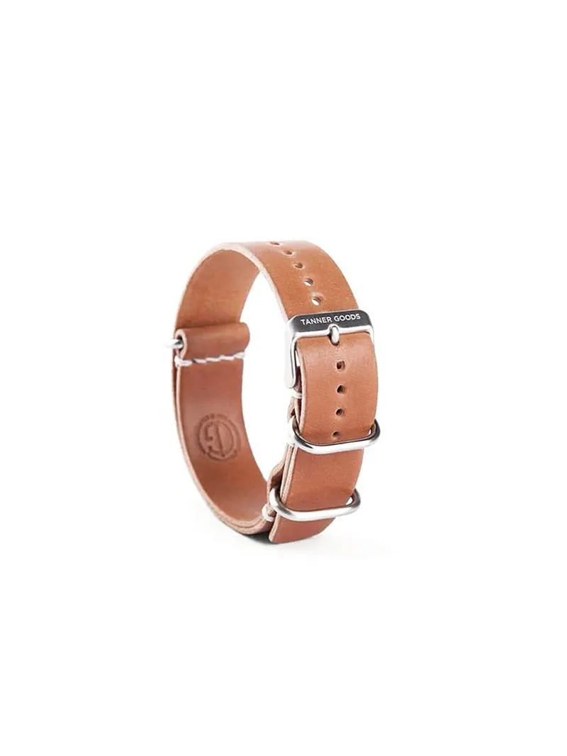 Tanner Goods Nato Watch Strap Natural Cordovan 20Mm 1