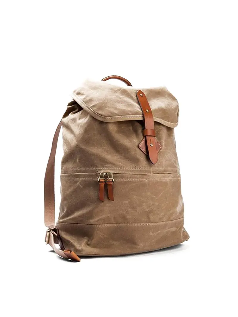 Tanner Goods Voyager Daypack Waxed Field Tan 1