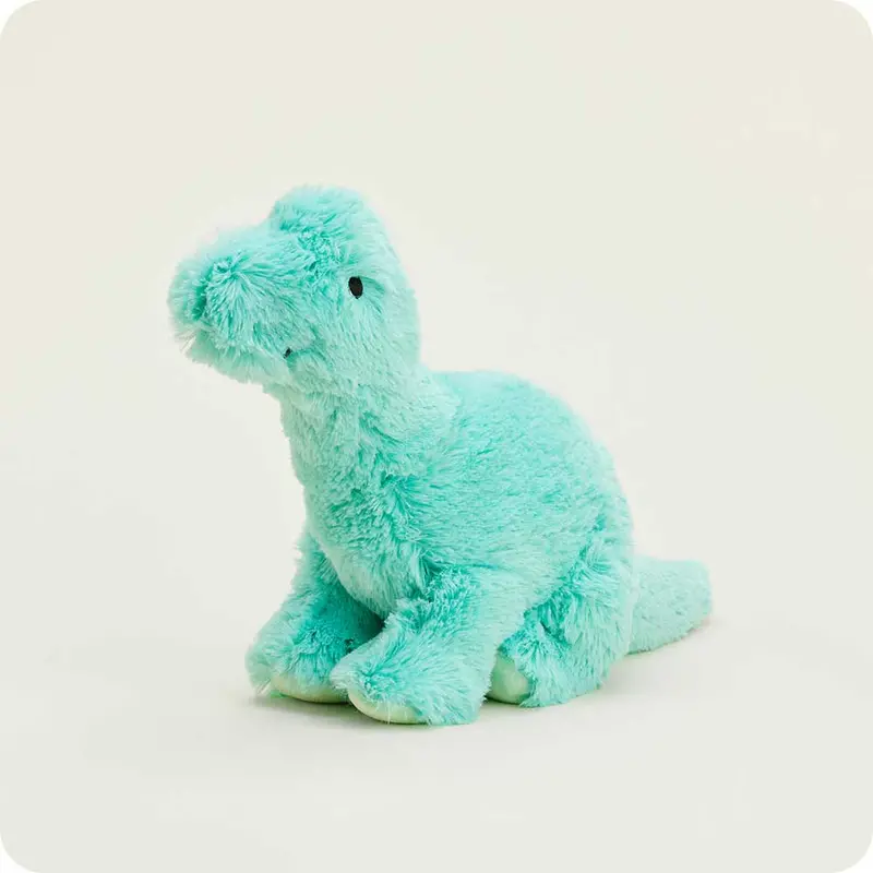 Teal Long Neck Dinosaur Warmies 1