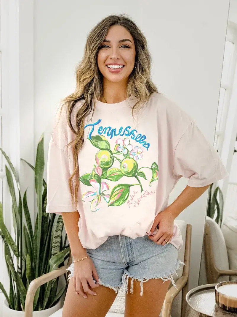 Tennessee Fruit Pink One Size Tee 1