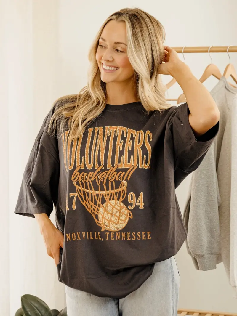 Tennessee Vols Big Basketball Smoke One Size Tee 1