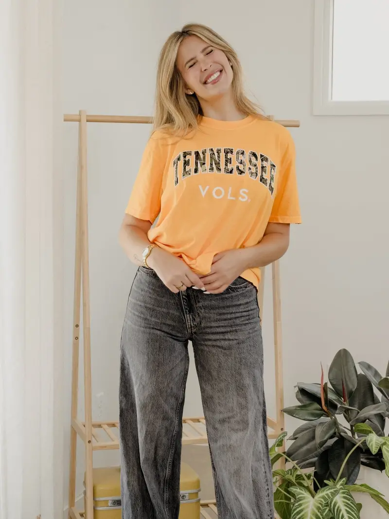 Tennessee Vols Camo Filled Gault Orange Tee 1
