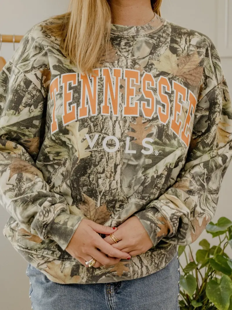Tennessee Vols Filled Gault Camouflage Sweatshirt 1