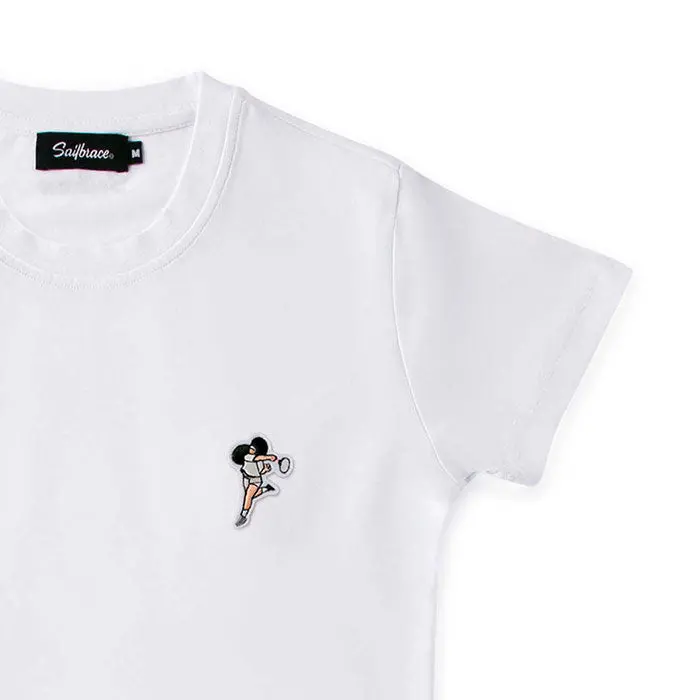 Tennis Beauty T-Shirt In White 1