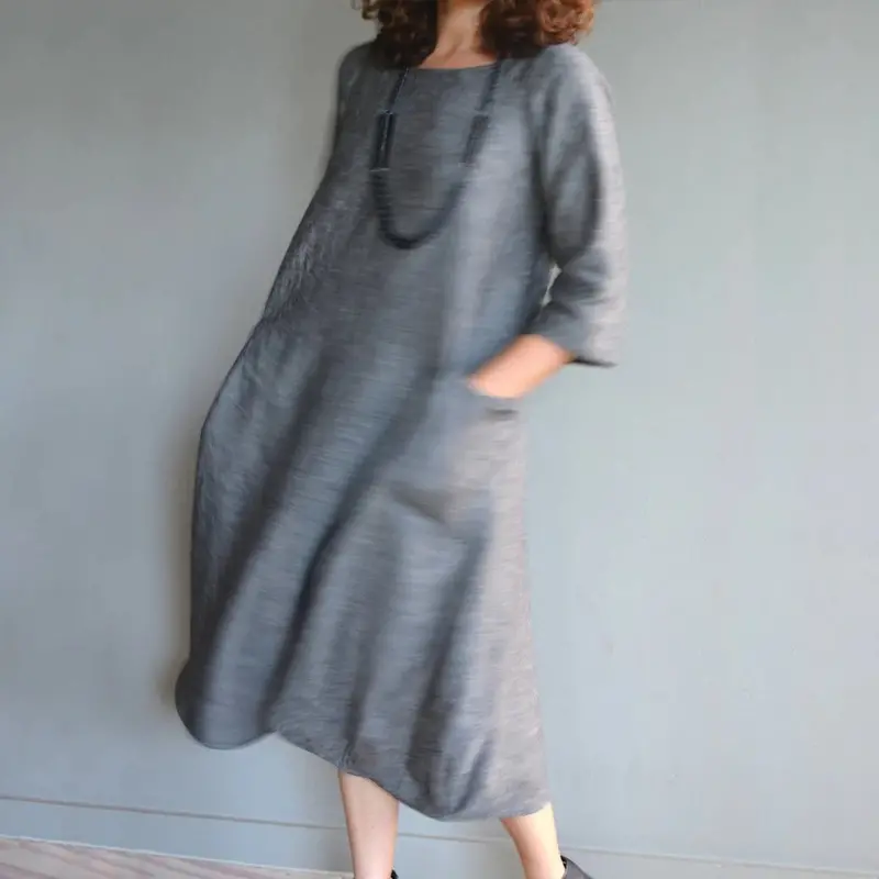 Tessuti Fabrics Lily Linen Dress 1