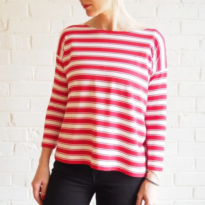 Tessuti Fabrics Mandy Boat Tee 1